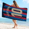 Football Basketball Jersey Name Custom Bath Towel Microfiber Soft Water Absorbing Breathable For Kids Decorative Cartoon Beach 5