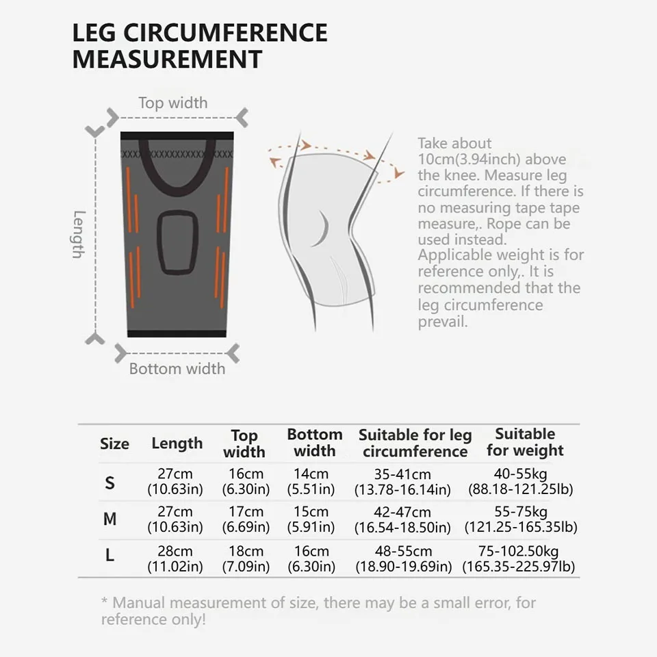 AOLIKES 1PCS New Knee Compression Sleeve-Best Knee Brace for Men & Women–Knee Support for Running,Basketball,Weightlifting,Gym