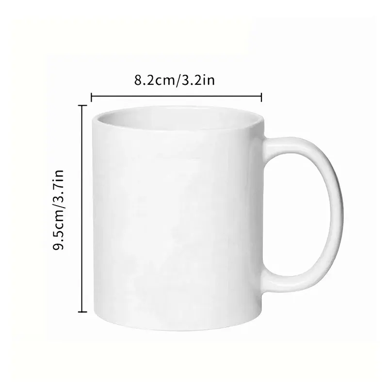 Funny 'I Might Look Calm' White Ceramic Coffee Mug, 11 oz - Perfect Novelty Gift