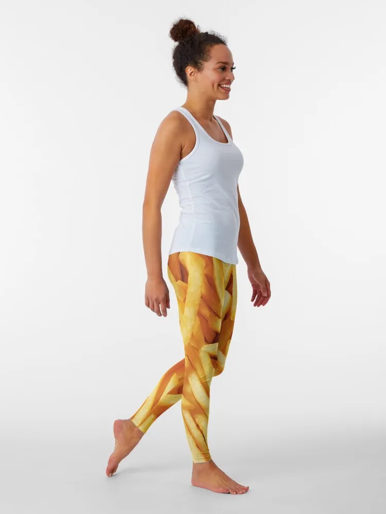 French Fried Potatoes Leggings gym womans sport pants sports tennis for Women's pants Womens Leggings