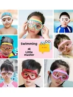 LeKaiQi Kids Swimming Goggles Waterproof Anti-Fog High Defn Girls Large Frame UV Protection Swimming Glasses for Boys A...