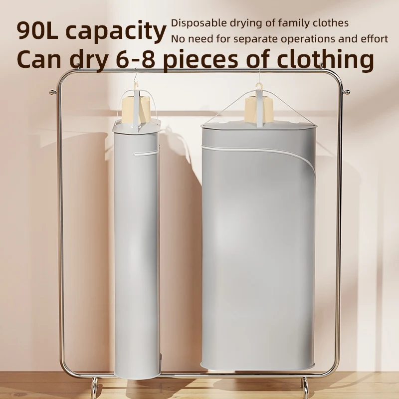 Foldable Portable Clothes Dryer Clothes Home Cabinet Floor Machine Laundry Dryers Warm Air Dryer Electric Heater Dual use 4