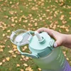 3PCS Sports Water Bottle Gradient Color Plastic Water Cup Large Capacity Portable Gym Fitness Jugs Outdoor Drinking Kettle 6