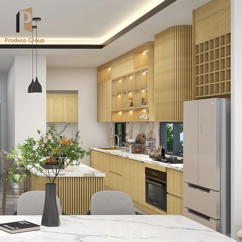Modern Designs Australian Plywood Modular Luxury Kitchen Furniture Cabinets