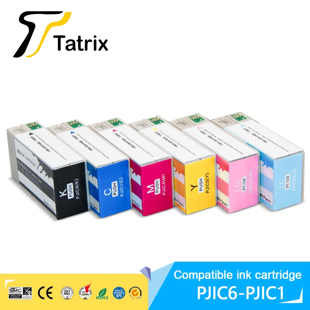 

Tatrix For Epson CD printer ink cartridge compatible for epson PP-100 PP-100N PP-50 PP-50BD PJIC1 PJIC2 PJIC3 PJIC4 PJIC5 PJIC6