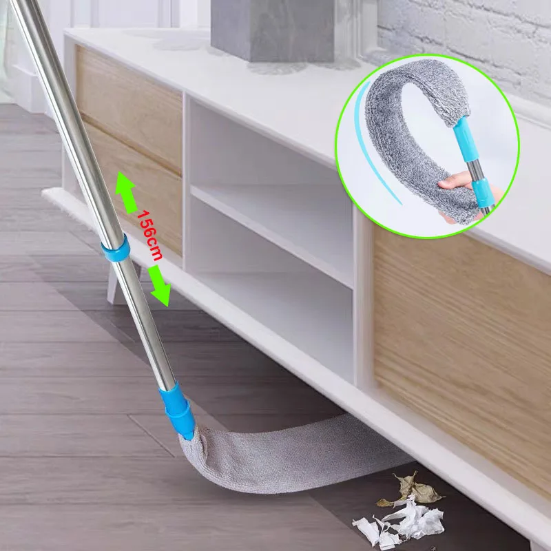 Telescopic Dust Brush Long Handle Gap Dust Cleaner Bedside Sofa Brush For Cleaning Removal Brushes Household Cleaning Tools cleaning duster telescopic duster brush telescopic dust brush microfiber dust brush telescopic dust remover telescopic broom