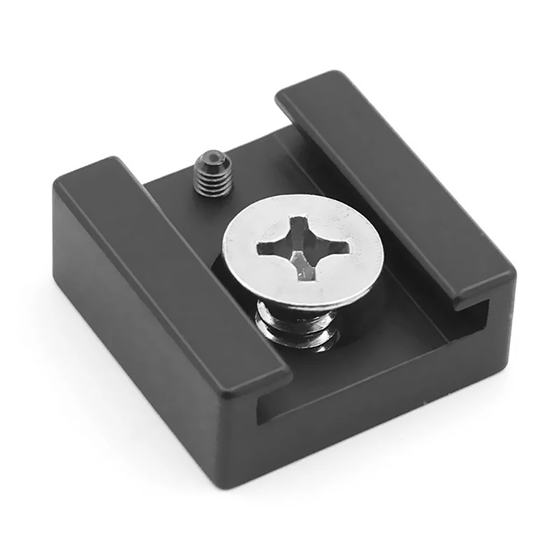 Description Picture 6 of itemCold Shoe Mount Adapter Base with 1/4" Mounting Screw for Camera Cage Flash LED Light Microphone Hot Shoe Adapter