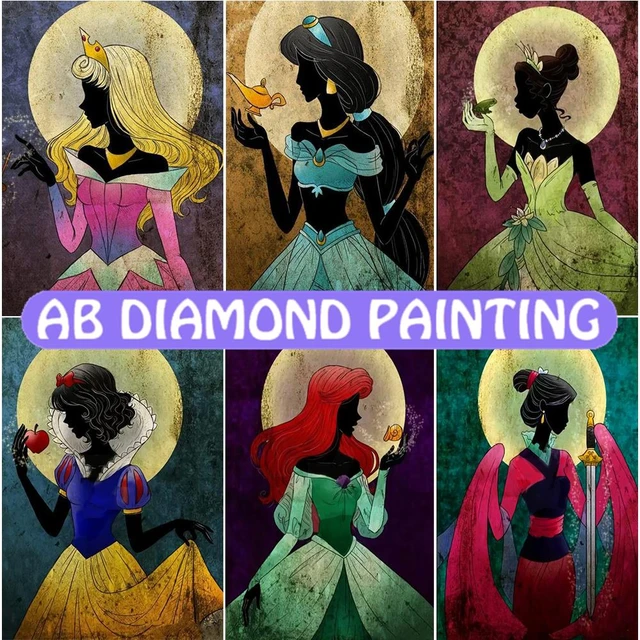 Disney Cartoon Princess AB Diamond Painting Kits Embroidery The Little  Mermaid Art Mosaic Rhinestones Home Decor Children's Gift - AliExpress