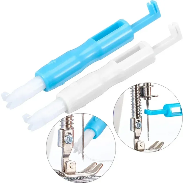 1/3/5PCS Sewing Machine Needle Inserter Threader Stitch Insertion Tool Automatic Threader Quick Threader Needle Changer Hold 3