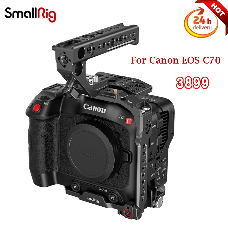 Kit Palmare Dedicato Smallrig Per Canon Eos C70 Con Supporti Per Scarpe Fredde Arri 3/8 "-16 Fori Supporta Stabilizzatori Dji Rs2/ Rsc 2