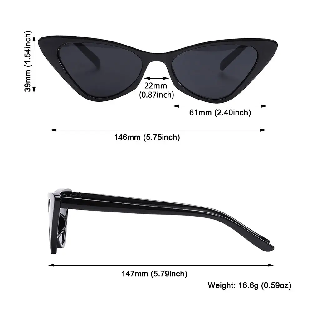 Retro Sunglasses Eyewear Small Frame UV400 Streetwear Accessories Trendy Vintage Fashion Sunglasses Women Cat Eye vintage sunglasses