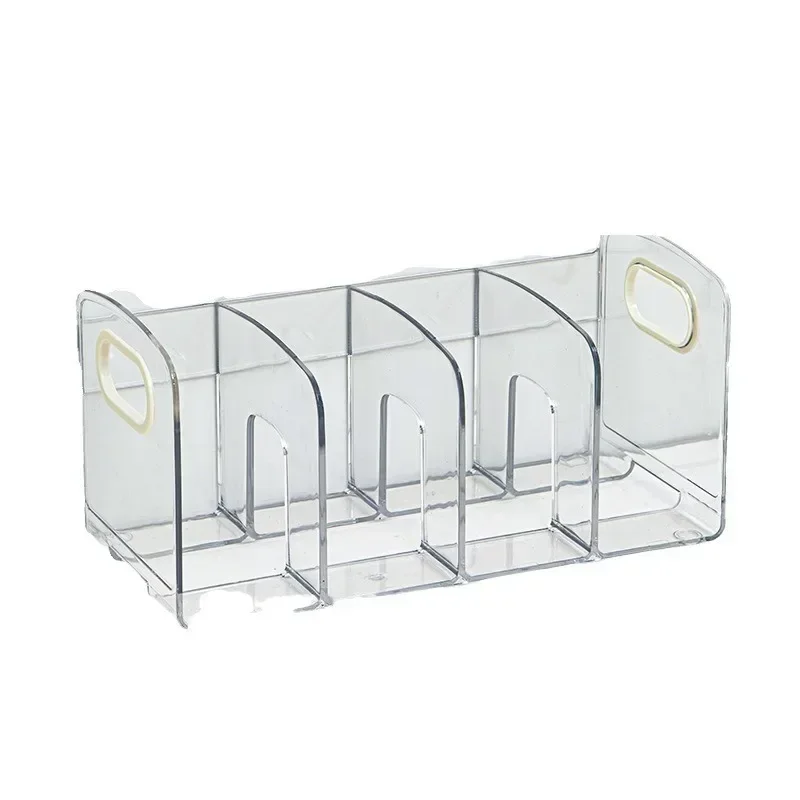 Clear Acrylic Bookends with Handle Desk Organizer,book organizer,book holder,book stand