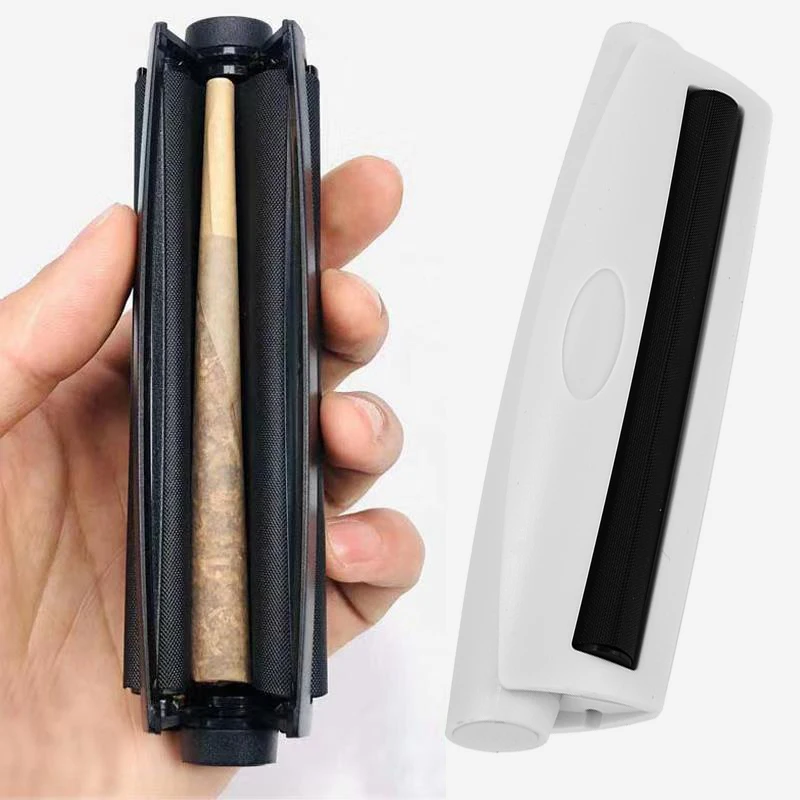 110mm Black Manual Cigarette Rolling Machine Tobacco Herb Roller Cone Portable Hand Making Tool Smoking Accessories