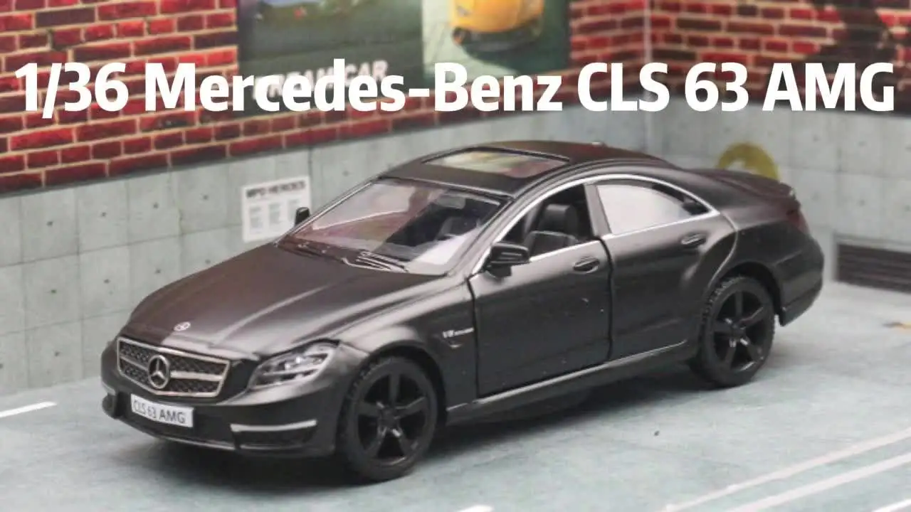 1/36 メルセデスベンツ C クラス CLS 63 AMG おもちゃの車のモデル子供