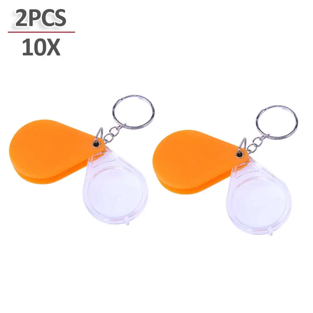 Iplusmile Lente D'ingrandimento Portachiavi Pieghevole 10x In - Foto 13