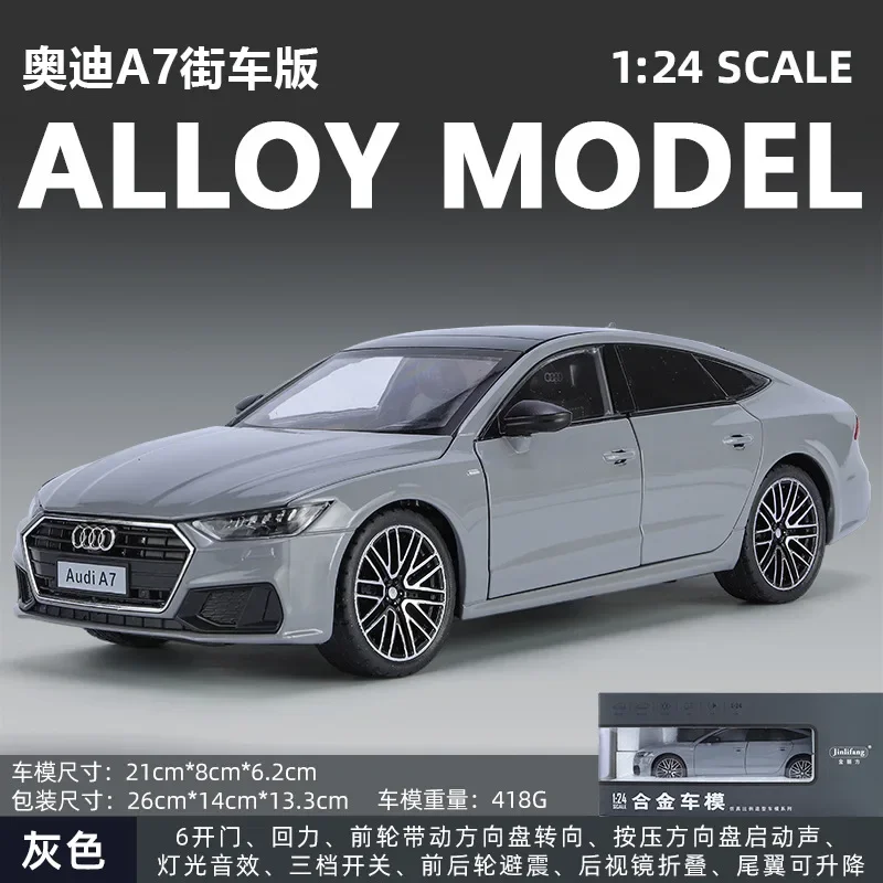 1:24 Audi A7 Alloy Car Model Diecasts Metal Toy High