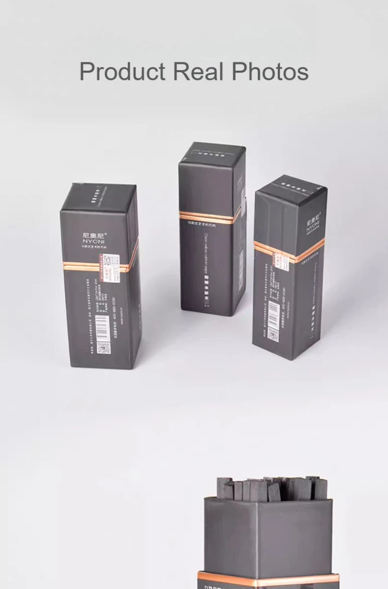 NYONI Square Willow Cotton Wood Charcoal Srips Professionelles Kunstwerkzeug zum Skizzieren zum Ausarbeiten, schnelles Skizzieren und Skizzieren – Detail 9