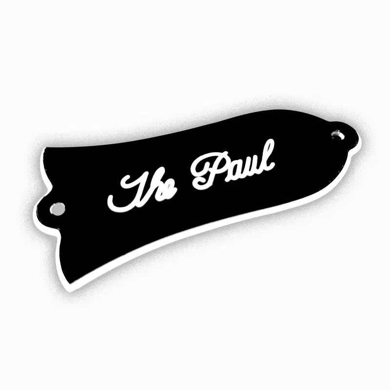 2PCS Bell-Shape Custom Truss Rod Cover Plate with 2 Holes