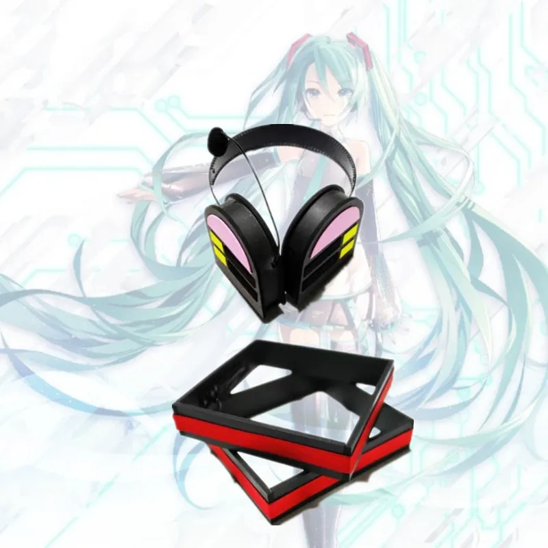 Anime Miku Cosplay Japan Beginner Future Miku Headgear Headphone Cosplay Female Carnival Party Female Decorations