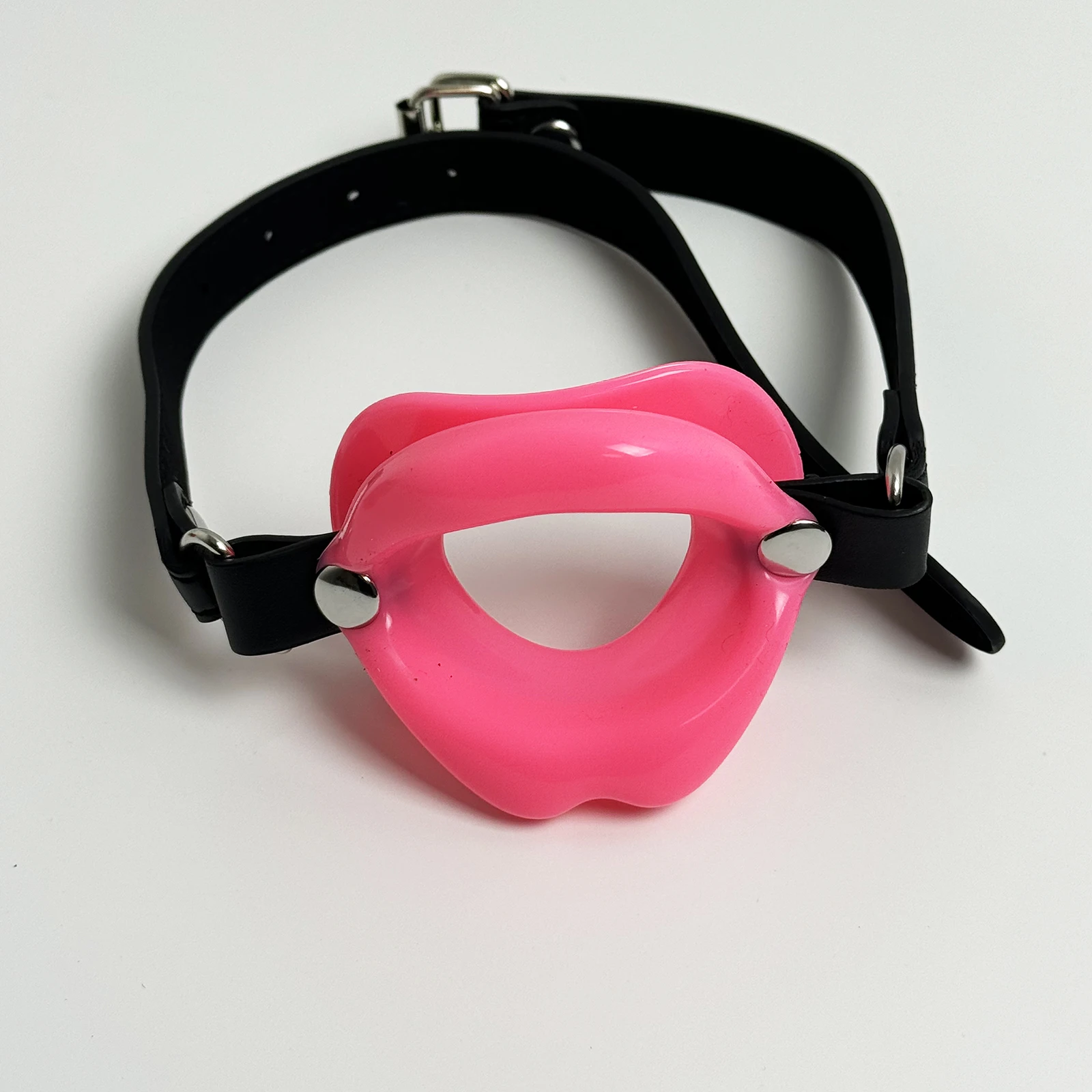 Lip Mouth Open Belt Fetish Silicone Oral Gag Openner Bondage Roleplay gift