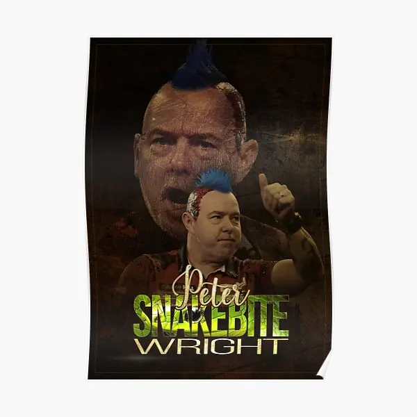 

Peter Snakebite Wright Darts Player Poster Home Vintage Funny Room Print Decor Art Decoration Modern Wall Picture No Frame