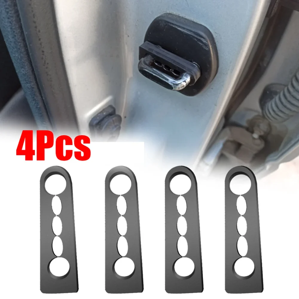4x Car Door Lock Damper Car Door Lock Sound Deadener Damper Buffer For Nissan Qashqai X-Trail Tiida Juke Note Teana Rogue Pathfinder Seal Protector
