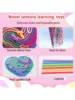 1Set Sensory Activity Board, Sensory Activity Board: Silicone Fidget Toy for Calming, Stress, Anxiety, ADHD & Autism 6
