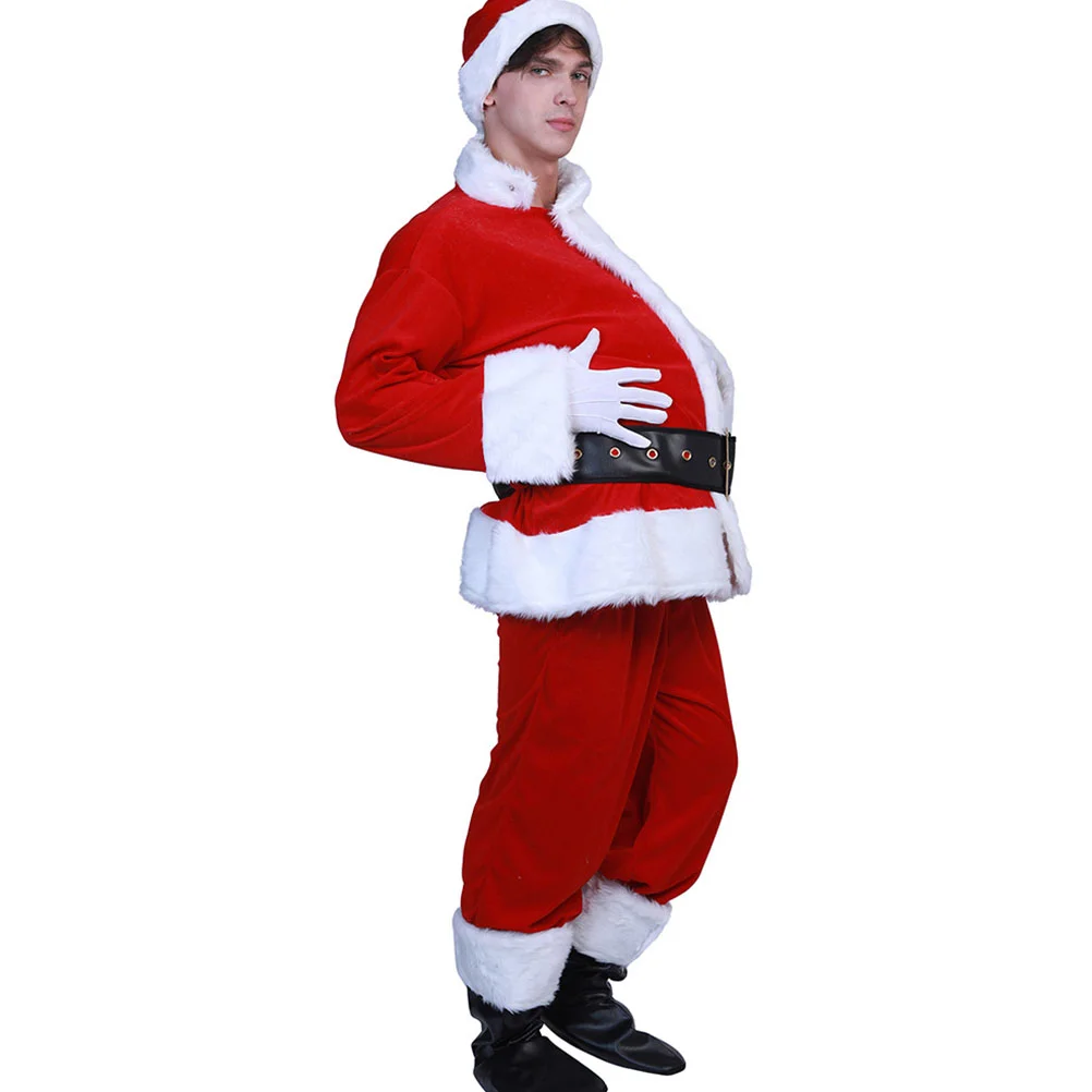 Inflatable Santa Fake Belly Christmas Costumes Accessories Santa Claus Props Xmas Party Supplies Cosplay Costumes