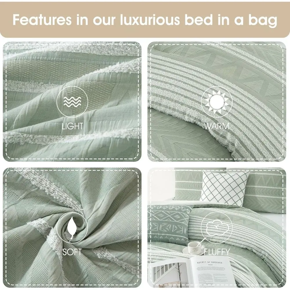 Geometric King Comforter Set image 7