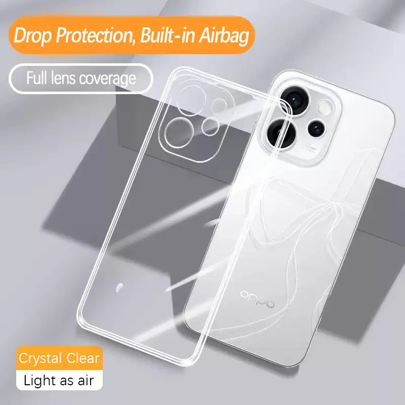 Flexible Durable Clear TPU Phone Case - Slim, Soft, and Shockproof Shield
