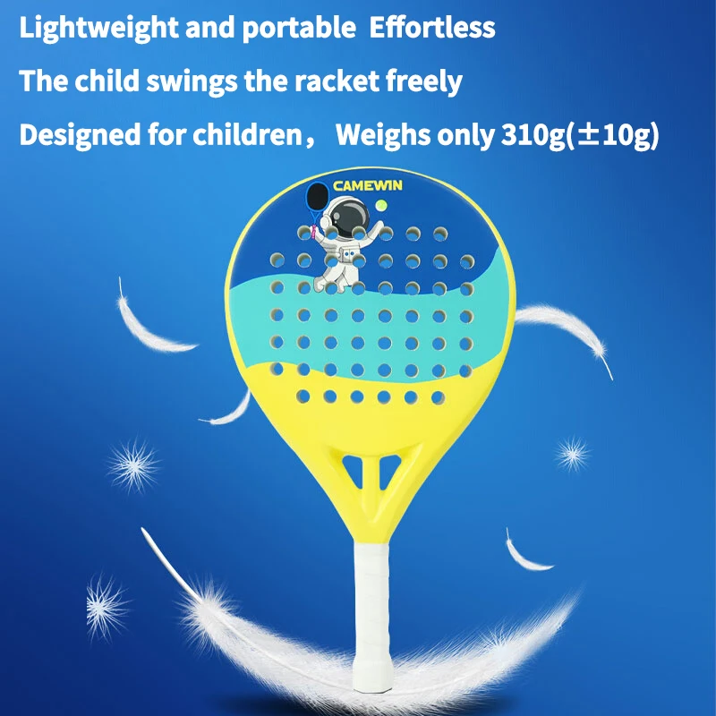 Child Padel racket Tennis racket Paddle Cricket bat Beach tennis Racket 50%carbon fiber 50%glass fiber tennis racket padel racket