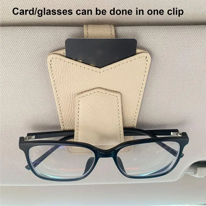 

Auto Sun Visor Glasses Fastener Clip Holder Eyeglasses Case For Car Glasses Holder Universal Sun Visor Clip Sunglasses Holder