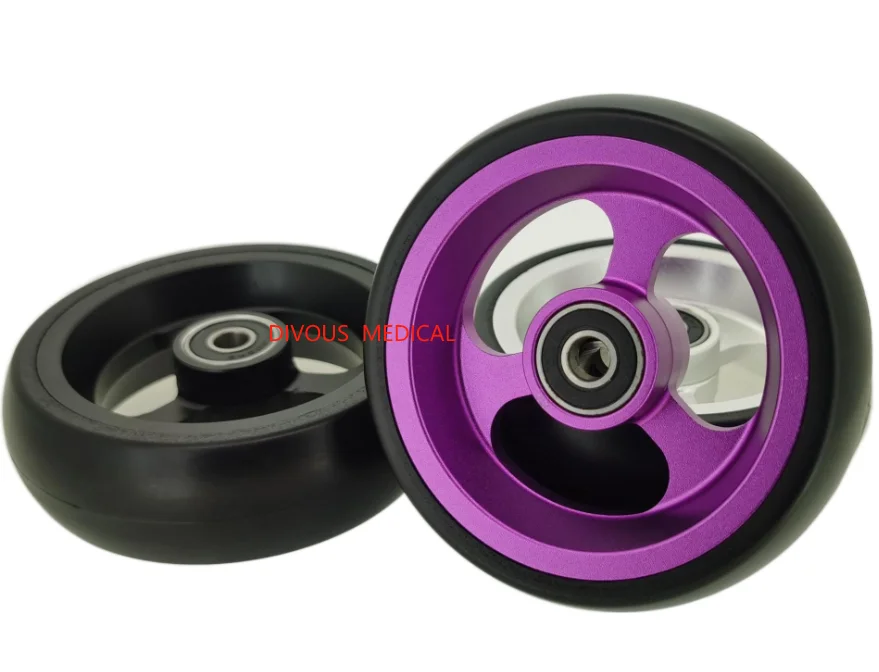 （A Pair）4 inches Front Wheel Assembly For Sport Wheelchair