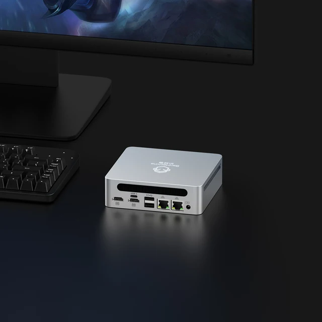 GenMachine Ryzen9 7940HS Mini PC R9 Windows10/11 LPDDR5 WIFI6 BT5.2 double canal NVME4.0 ordinateur de jeu de bureau pc gamer bricolage 4