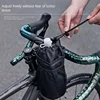 Bicycle Bag Bike Bottle Holder Handlebar Stem Thermal Bag with Mesh Pocket Coffee Cup Holders Cycling Water Bottle Carrier Bag 2