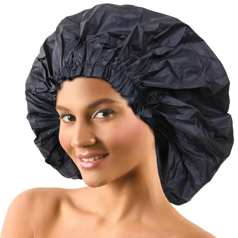 Waterproof Shower Cap for Men and Women