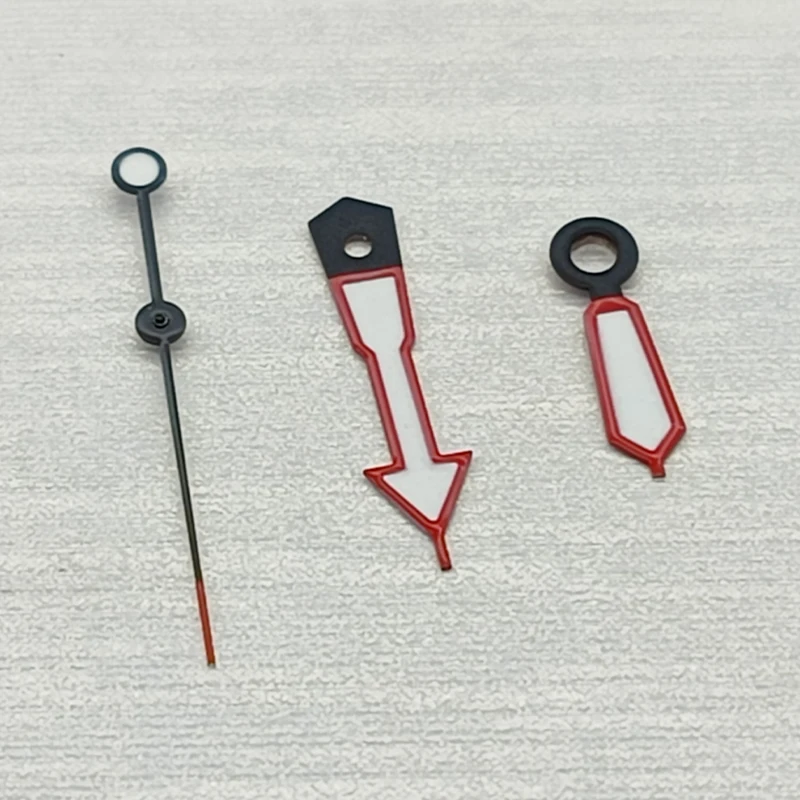 NH35 NH36 Uhrzeiger, grün leuchtender Zeiger, passend für NH36 4R35 4R36 7S Uhrwerk SKX007 SKX009 SRPD Uhrzeiger-Kit – Detail 3