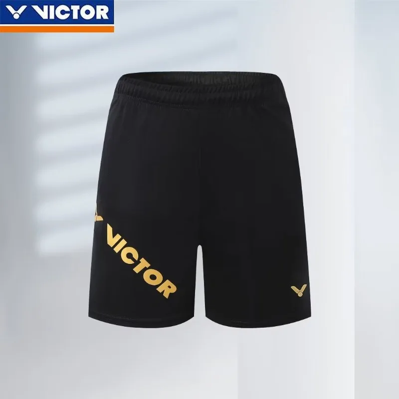 Victor New Men's and Women's Same Badminton Shorts Fashionable Versatile Simple Loose Shorts