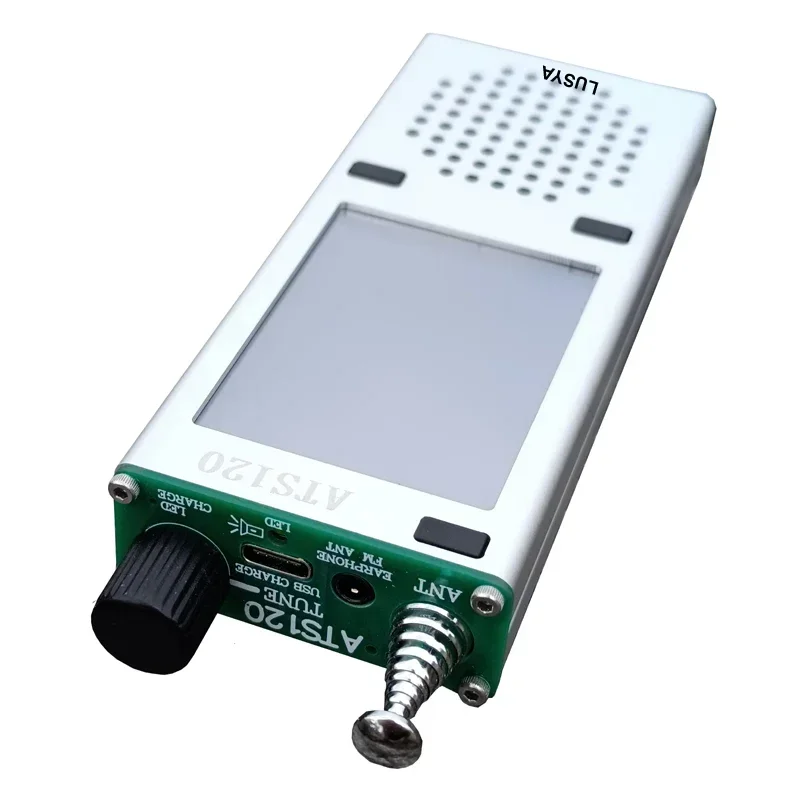 최신 ATS120 ATS-120 SI4732 ESP32 블루투스 2.4 인치 터치 디스플레이, FM SSB SDR AM LSB USB LNA 풀 밴드 HiFi 라디오