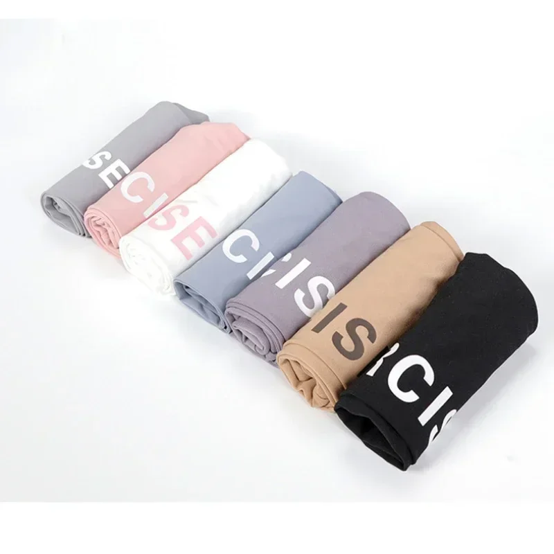Kids Shorts Kids Trousers Girls Shorts Teenagers Letter Print Bottom Leggings Kids Knee Length Five Pants Summer 2 To 12Years Children's Bicycle Trousers
