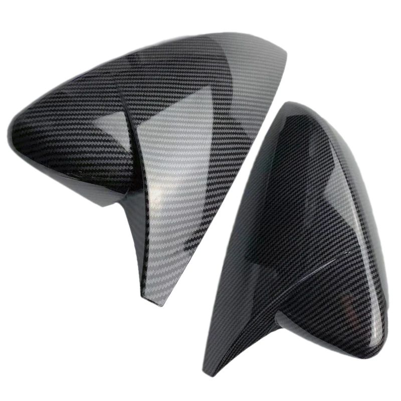 

Carbon Fiber Rearview Mirror Cover Door Side Wing Mirror Caps Trim Shell for Mazda 3 Axela 2019 2020