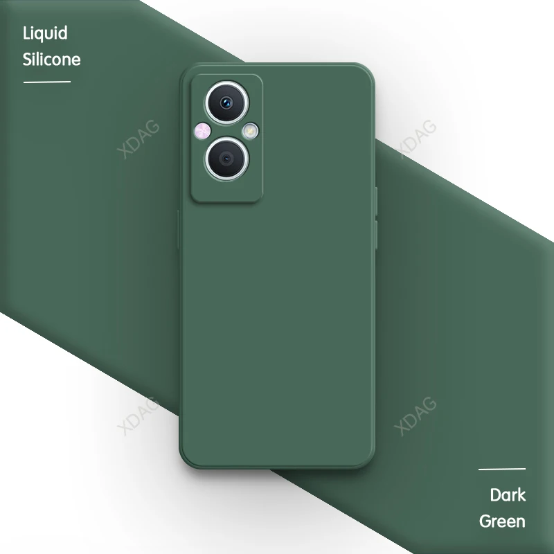 Premium Liquid Silicone Phone Case - Soft Candy Color High-Quality Protective Cover