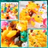 50 Pack Car Rubber Ducks,Car Decoration Assorted Rubber Ducks in Bulk Shower Swimming Bath Toy 5