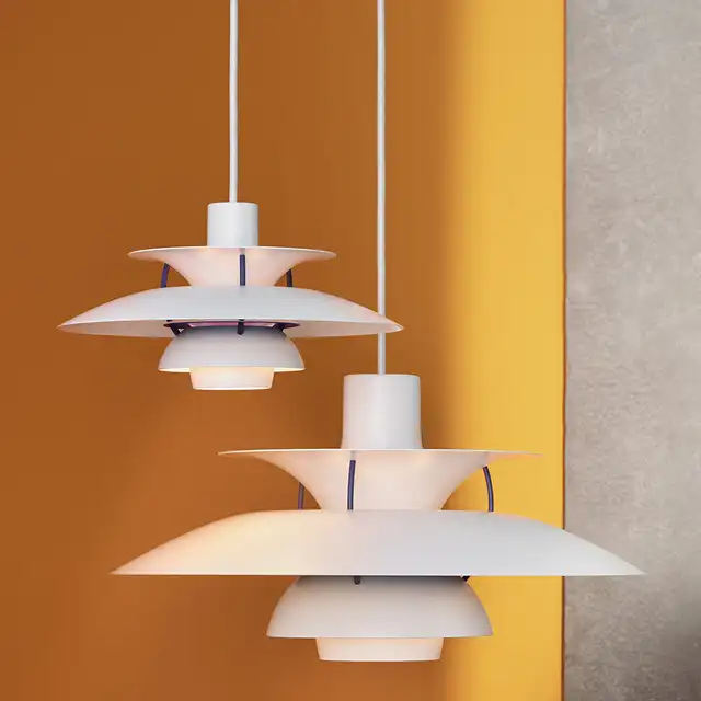 LED 조명의 현대적인 디자인과 다양한 컬러 옵션을 갖춘 덴마크 디자이너 PH 펜던트 조명