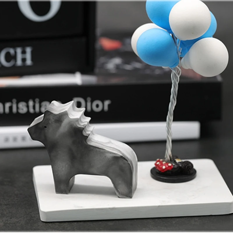 MXME Cylinder Animal-shaped Silicone Mold Chocolate Cover Cookie Mold for Cookies