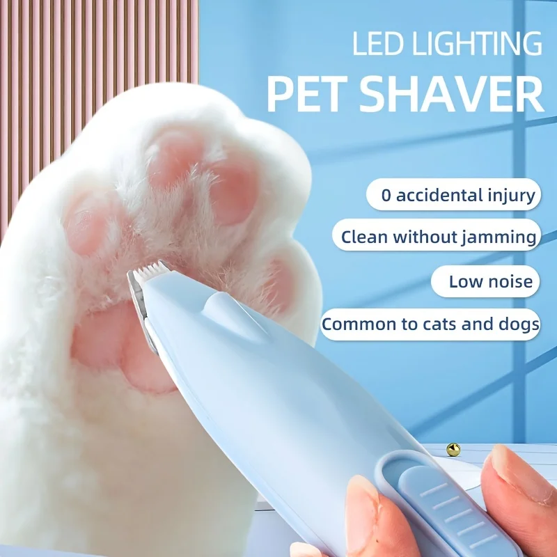 Pet Electric Pushing Scissors Cat Foot Shaver Special Dog Hair Shaver Fader Electric Mute Cat Claw Pedicure Artifact pet hair trimmer dog hair trimmer hair trimmer pet clipper dog clipper