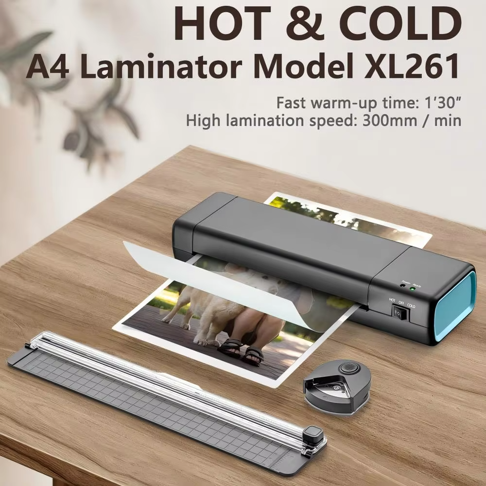 A4 A3 Laminating Machine Hot Cold Mode Photo Plastic Sealing Apparatus Automatic Small Office Document Sealing Device laminator