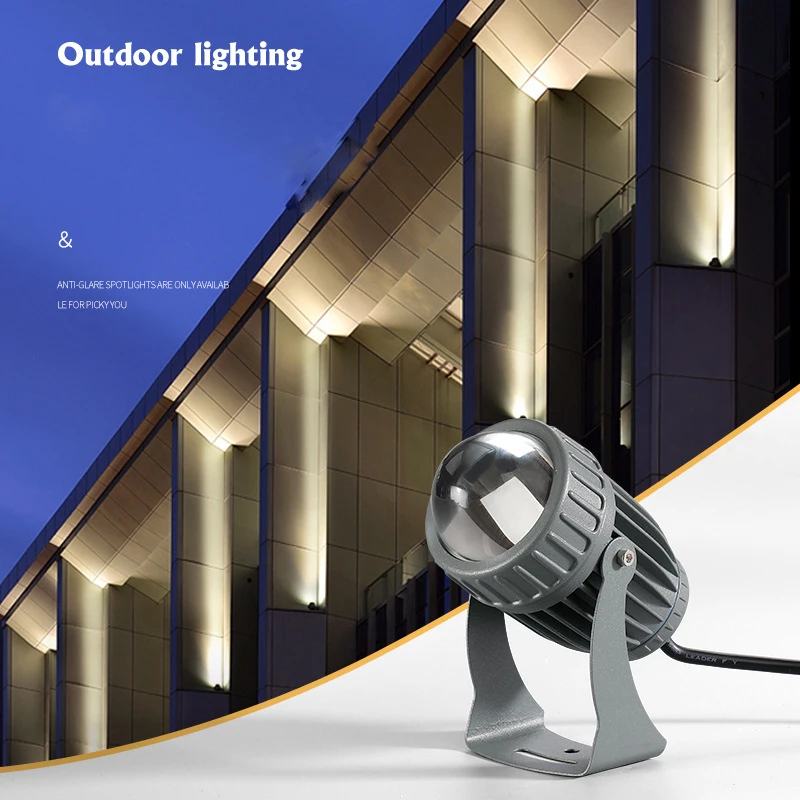 Outdoor LED Wall Spotlights 9W 20W Landscape Lighting AC220VDC12V Red Green Blue RGB Spotlights IP65 Waterproof a Beam of Light 3