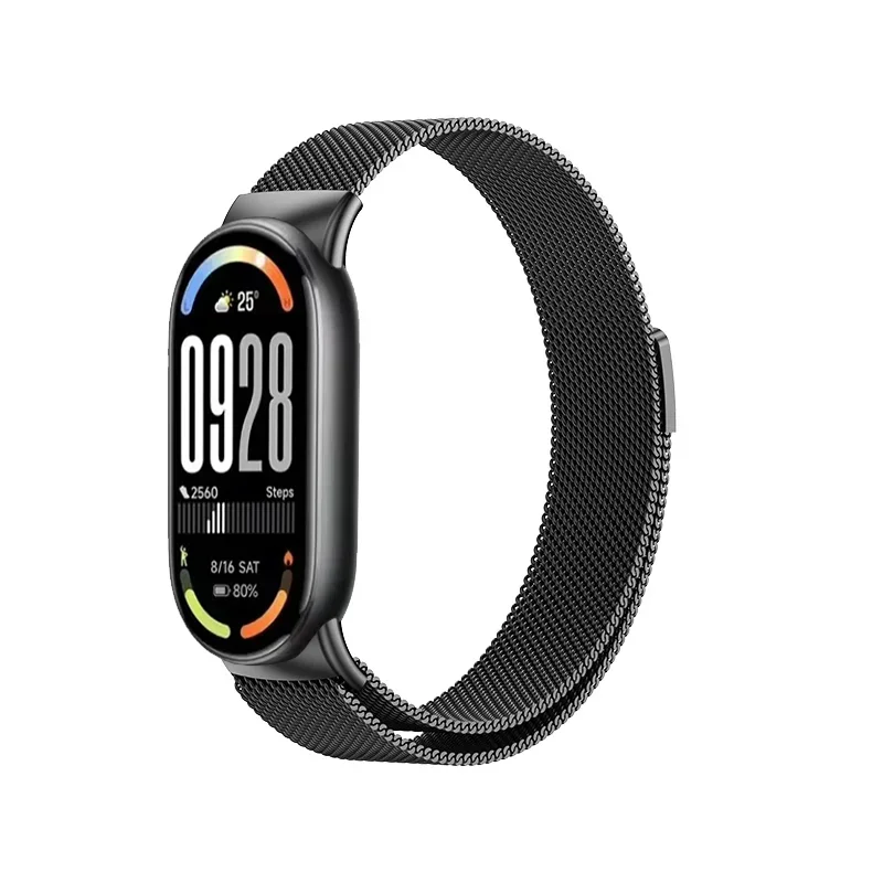 Milanese Loop Metal Magnetic Wristband for Smartwatch Replacement Bracelet