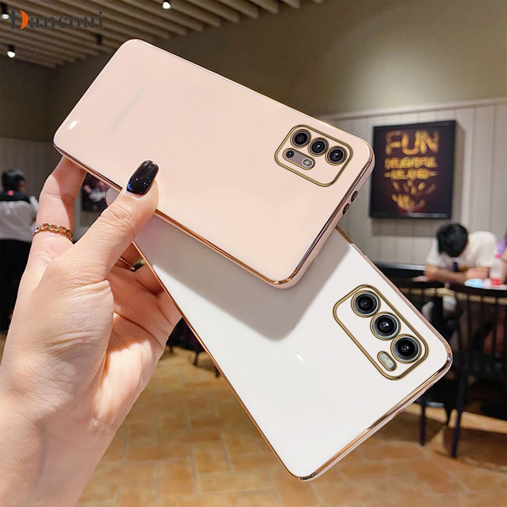 Luxury Plating Silicone Phone Case Cover